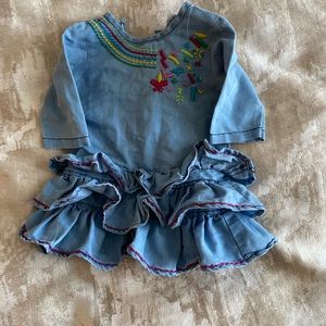 2-6 months old Denim Dress
